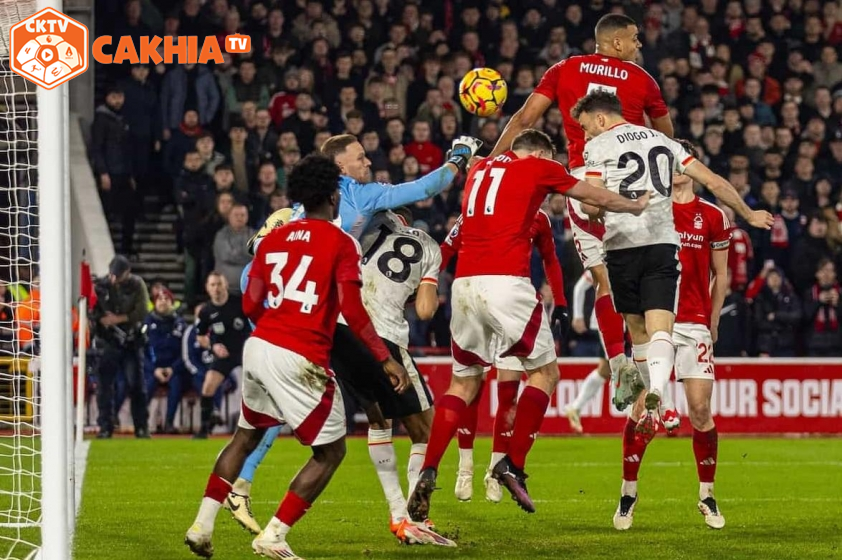 Liverpool đánh rơi điểm số trước Nottingham Forest - lần thứ 2 trong mùa giải.