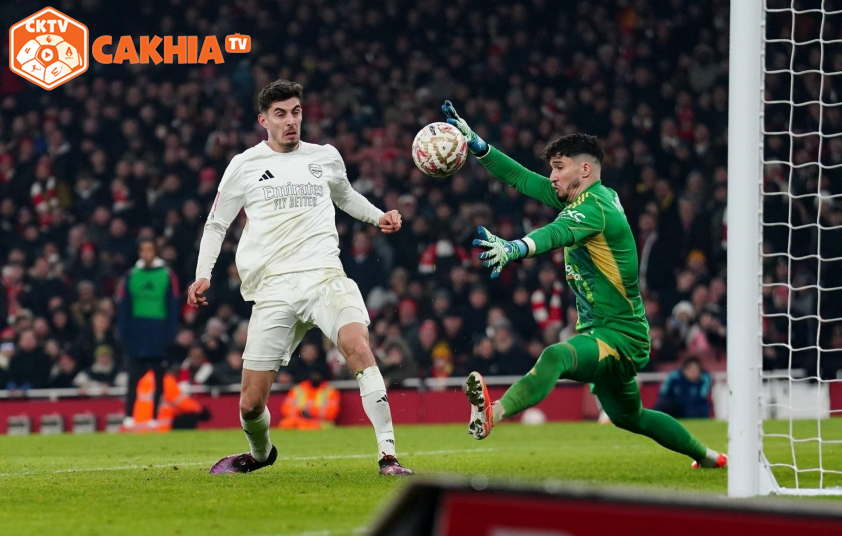 Kai Havertz cho thấy sự vô duyên trong những pha quyết định. Ảnh: Getty